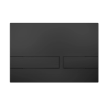 Crosswater Venue Matt Black Dual Flush Plate